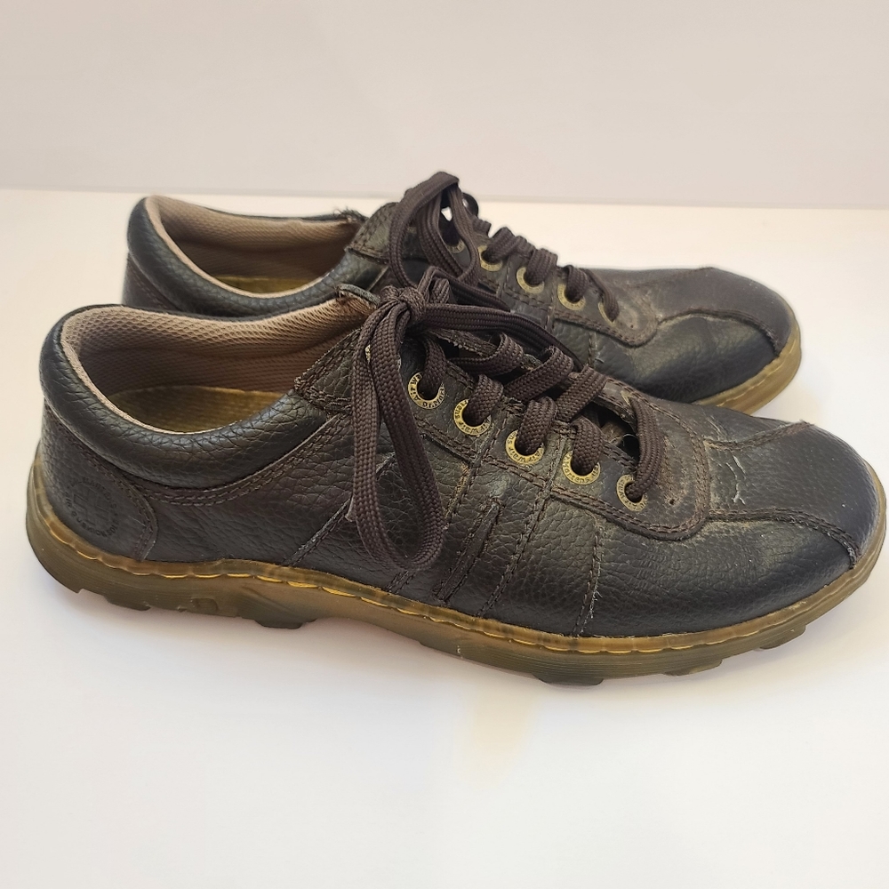 Dr Martens Pembridge Lace-Up Brown Leather Slip Resistant Air Cushion Sole Size9